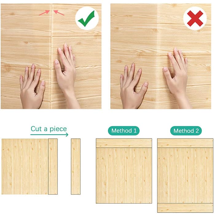 TreeWallStickers, tapet 3D autoadeziv pentru înfrumusețarea camerei (set de 4 bucăți) - Image 3