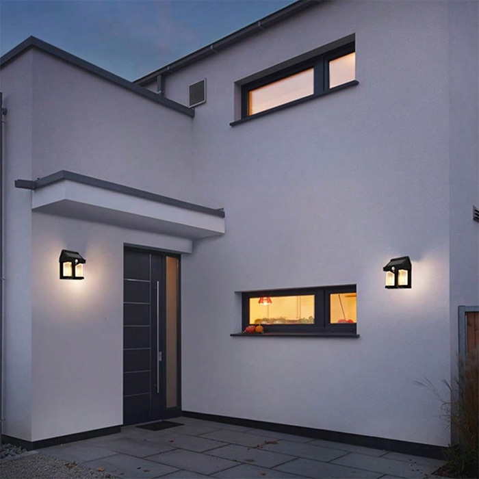 O lampa solara acopera 180 de grade!
