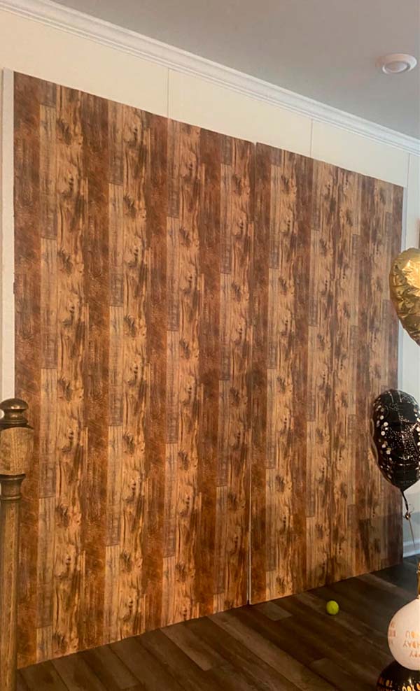 VintageWall, autocolant autoadeziv cu aspect de lemn natural (300 x 45 cm) - Image 10