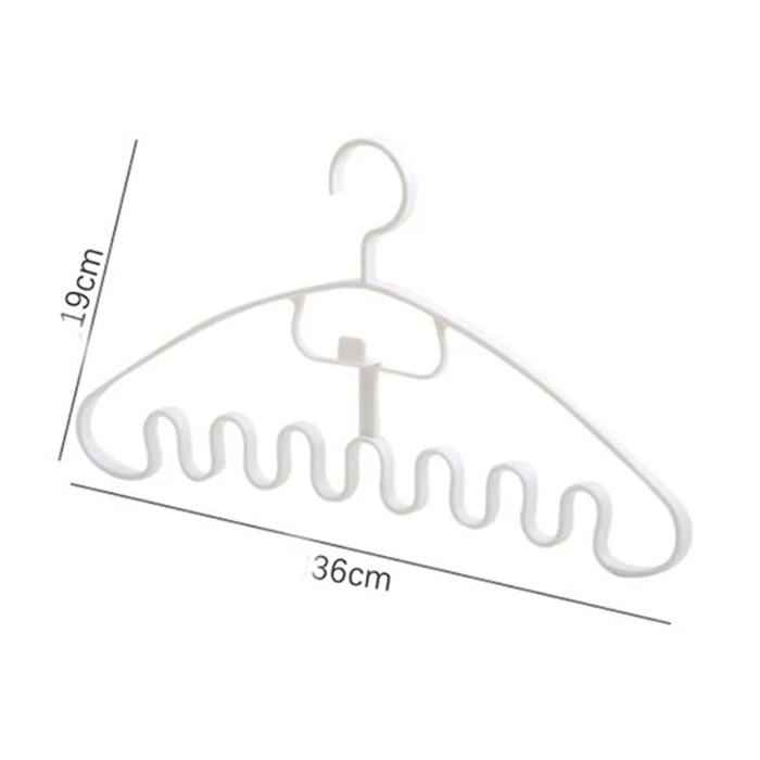 WavyHanger, umeraș pentru agățarea mai multor articole deodată (10 bucăți) - Image 2