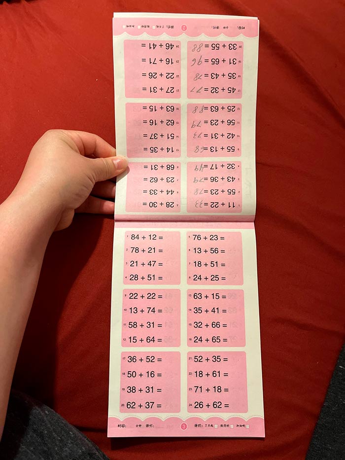 WorkBookMath, caiet de lucru pentru adunare și scădere până la 100 - Image 9